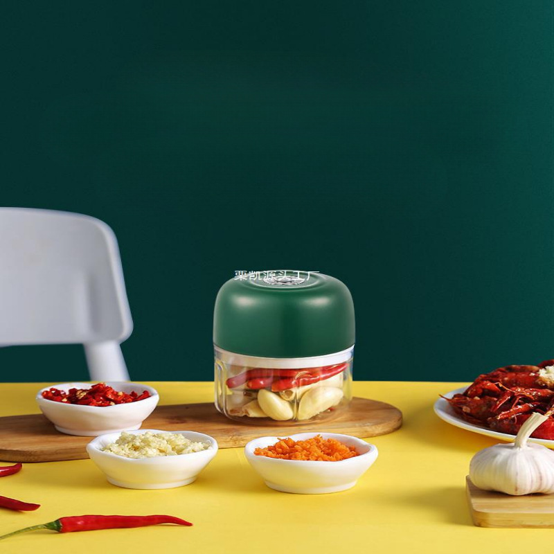 Garlic Electric Garlic Pounding Garlic Stir Garlic Pulling Garlic Minced Garlic Household Mini Garlic Chili Garlic Crusher