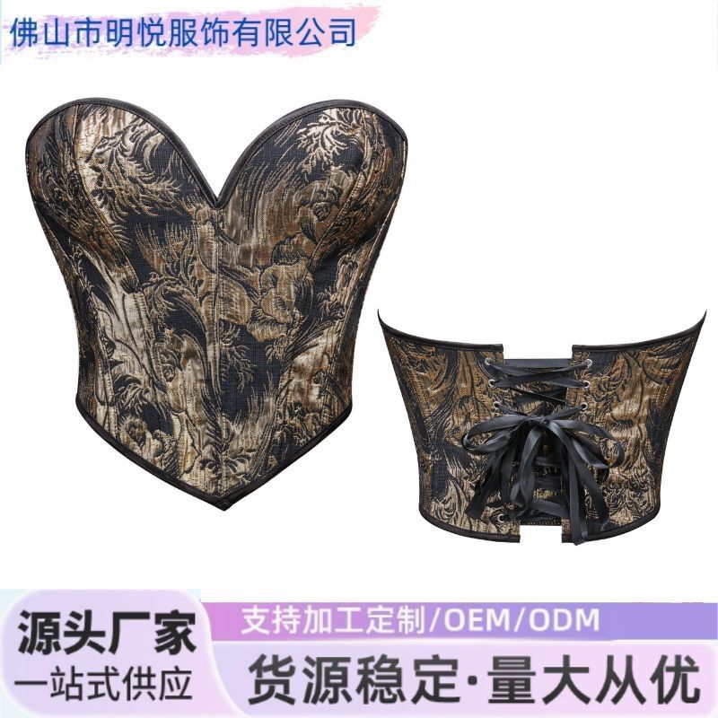 Plus Size New Black Gold Women's Tube Top Sexy Body Shaping Top Amazon Aliexpress Temu Cross-Border E-Commerce