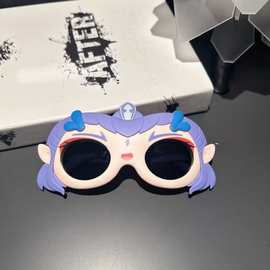 哪吒儿童眼镜时尚太阳镜卡通墨镜男童女孩周边可爱申公豹敖炳魔童