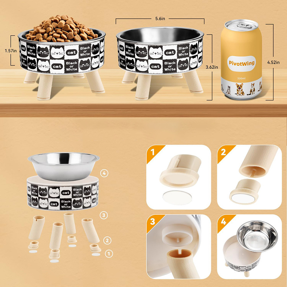 Tacos de pies altos para mascotas Tacos de perros Tacos de acero inoxidable Tacos de gatos antideslizantes Tacos de gatos anti-volque Tacos de gatos Tacos de gatos anti-volque Tacos de gatos anti-volque Tacos de gatos anti-volque Tacos de gatos anti-volque Tacos de gatos