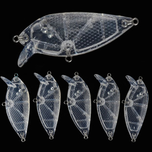 N19 Blank Embryo Lure Bait 8Cm/8G Bionic Fishing Bait Blank Sand Fake Bait Water Surface Sea Fishing Fresh Water