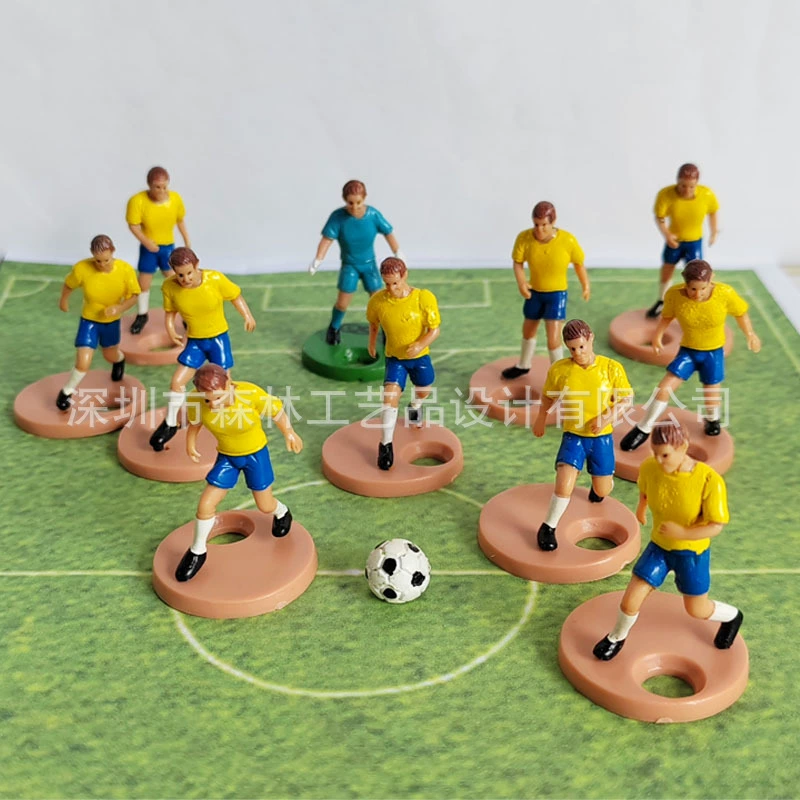 Миниатюрные фигурки футболистов, фигурки для архитектурных моделей, сцены из мобильных игр, модели футболистов, специальный набор по сниженной цене
