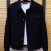 Washed denim/black genuine/one jacket