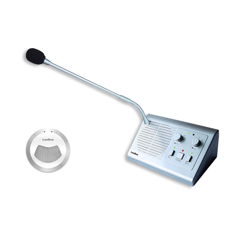 LonBon来邦银行医院车站售票窗口对讲机SD-2006V+ DL+ 双向扩音器