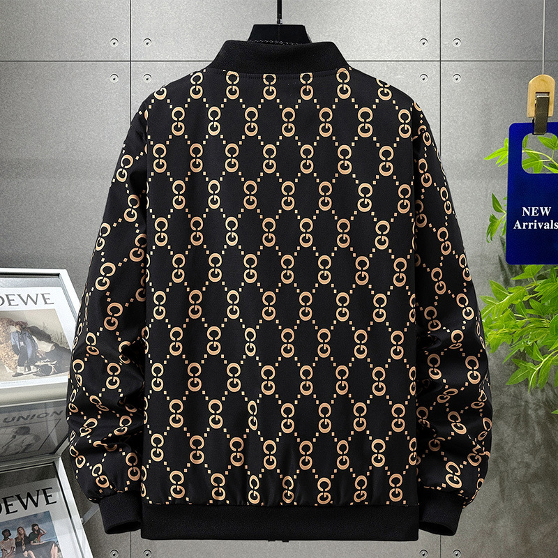 Men's Slim Fit Baseball Collar Jacket For Autumn And Spring_voghion.com