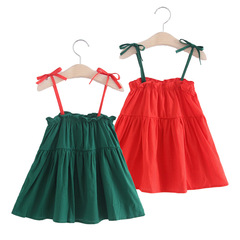 Children's Summer 2021 New Collision Color Tank Dress, Children's Princess Dress, Factory Direct, Cross-border Foreign Trade