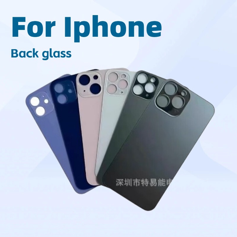 Suitable for Apple X Xr Xsmax 11 12 13 14 Xr 8Th Generation Single Back Cover Glass with Large Hole Design Suitable for Apple X Xr Xsmax 11 12 13 14 Xr 8Th Generation Single Back Cover Glass with Large Hole Design