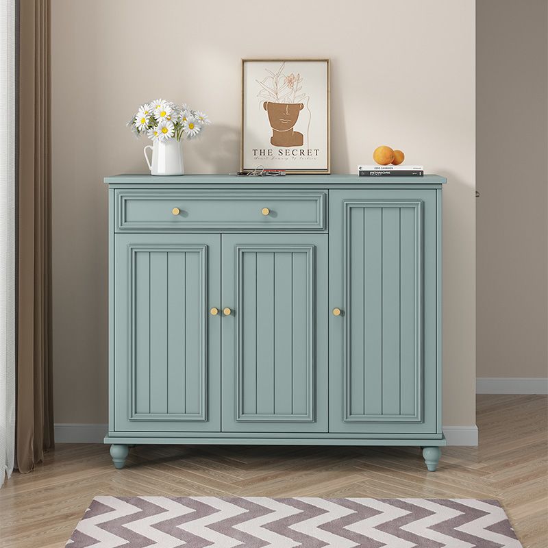 Shoe Cabinet Solid Wood American Style Home Multi-Functional Door Integrated Entrance Storage Large Capacity Entrance Living Room Storage Cabinet