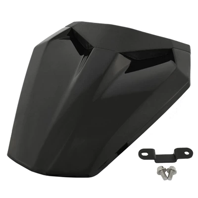 Suitable for Kawasaki Zx4R Zx-4Rr 22-25 Modified Motorcycles, Rear Seat Cover, Rear Hump, Rear Tail Cover (Motorcycle cushion) - black