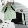 WJP-quick-drying suit) dropped shoulder sleeves green