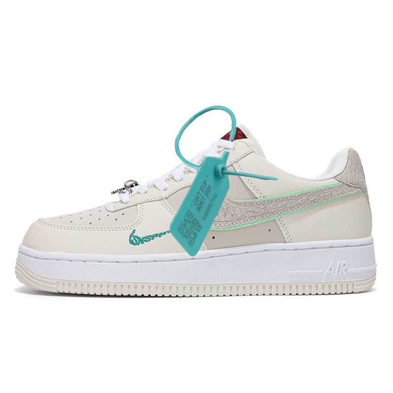 Resistente a la fiebre oficial AF1 blanco y negro panda fuerza aérea 1 zapatos de patina baja para hombres y mujeres zapatos deportivos casuales para correr Putian Dunk