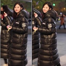 学院羽绒服超厚北电90白鸭绒加长男女同款过膝艺考北影校服