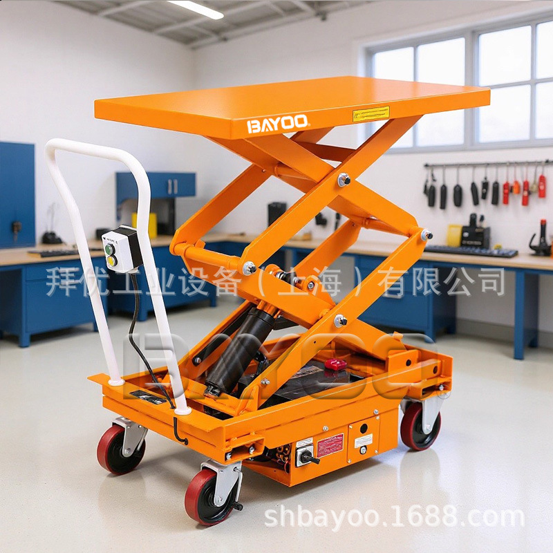 BAYOO/拜优 移动升降平台车,移动电动升降平台车,电动升降平台车