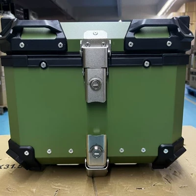 Motorcycle trunk Release Aluminum Alloy Green Tail