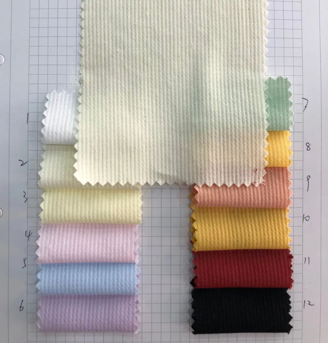 骁骏纺织 新中式面料 全棉纱罗靓丽条提花面料 衬衫连衣裙童装提