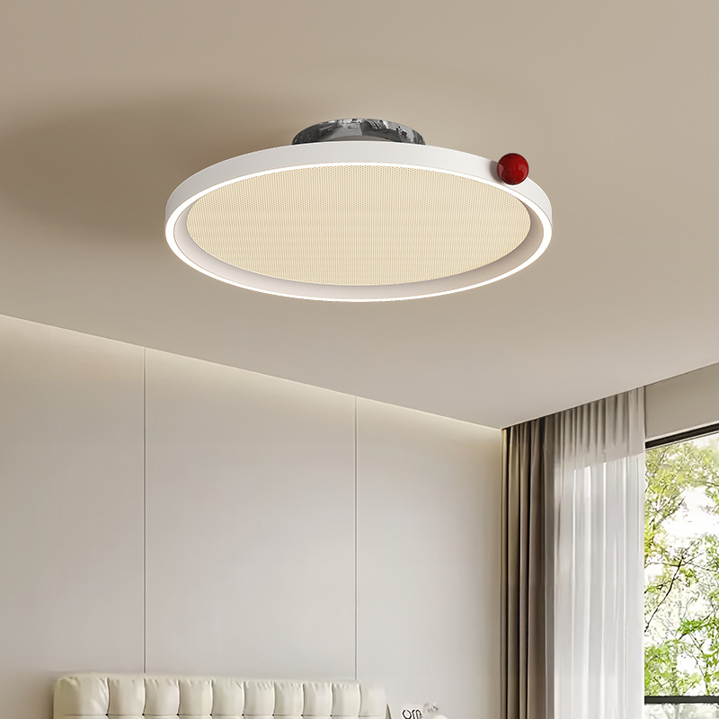 Lámpara de fruta de alta calidad, lámpara de techo de dormitorio de viento de troncos, sala de estudio retro medieval, lámpara de espectro completo para la habitación de los niños