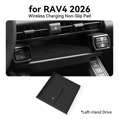 Suitable for 26 Models of Anti-slip mat - 26-rav4-wireless-charging-silicone-pads-foreign-left-hand-drive