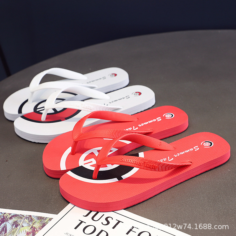 Summer Flip-flops Personalized Outdoor Beach Trendyy Korean Style Non-slip 2022 New Outer Sandals and Slippers for Men