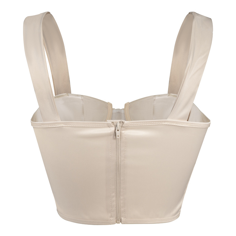 Europa y los Estados Unidos comercio exterior transfronterizo hueso de pescado sexy tela de tela de tela de diseño de línea de color contrapeso cinturón de lujo chaqueta de mujer