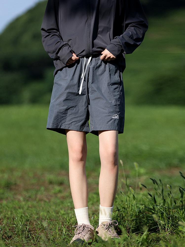 Summer Japanese travel solid color quick dry trousers