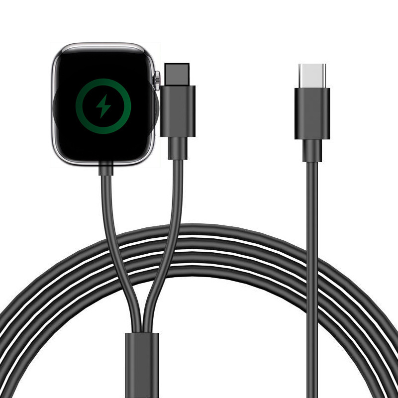 アップルiwatch腕時計マグネット充電器2 in 1ワイヤレス充電器1ドラッグ2携帯電話充電ケーブルを適用|undefined