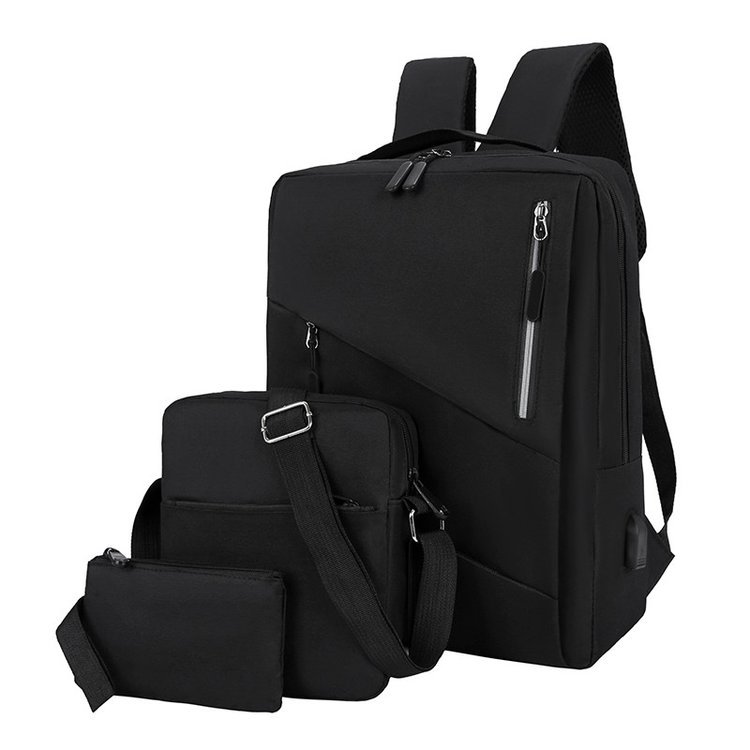 Mochila de carga USB para hombres y mujeres mochila resistente al desgaste bolsa de computadora de viaje de negocios de ocio de 15,6 pulgadas logotipo impreso