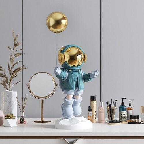 Astronaut ornaments modern living room TV cabinet home accessories entrance desk astronaut office housewarming gift