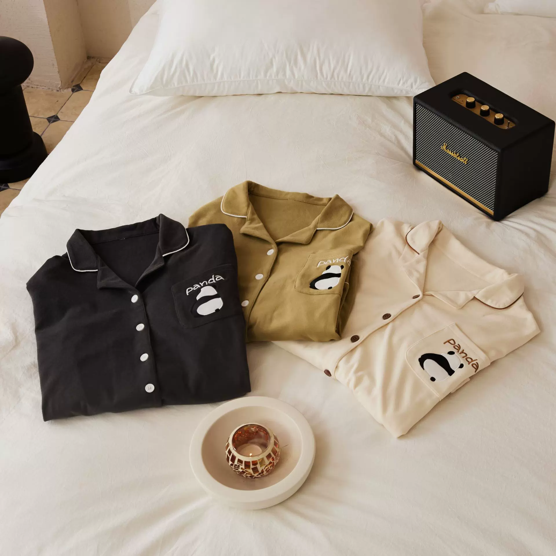 2023新款睡衣女秋冬保暖德绒阳离子美拉德情侣家居服冬季薄绒套装