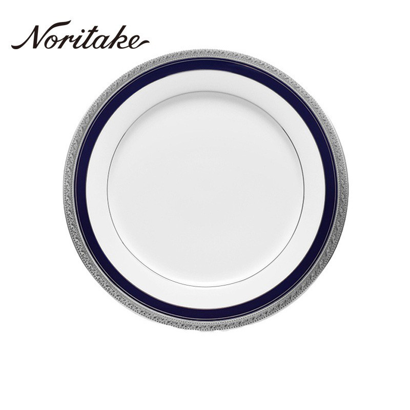 Noritake Zexu CRESTWOOD COBALT Western tableware suit creative personalized dish household plate