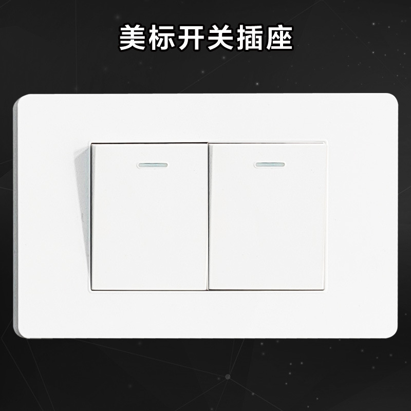 U.S. Standard Switch Socket Philippine Socket U.S. Gauge 110V Voltage Plug Board Taiwan American Wall Switch Thai U.S. Standard Switch Socket Philippine Socket U.S. Gauge 110V Voltage Plug Board Taiwan American Wall Switch Thai