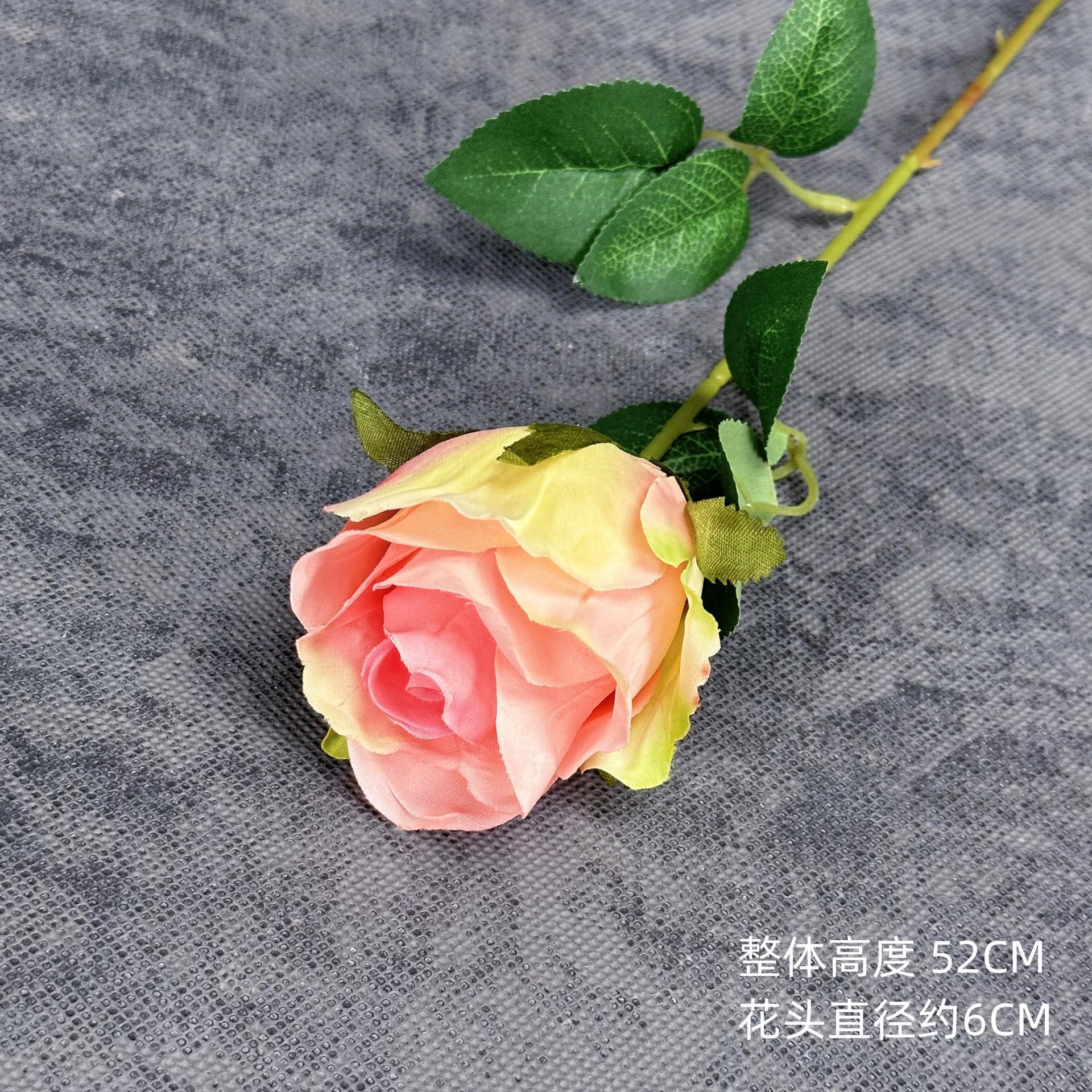 Flor de rosa simulada franela de una sola mano cascada de rosas flor simulada boda decoración del hogar decoración flor falsa al por mayor