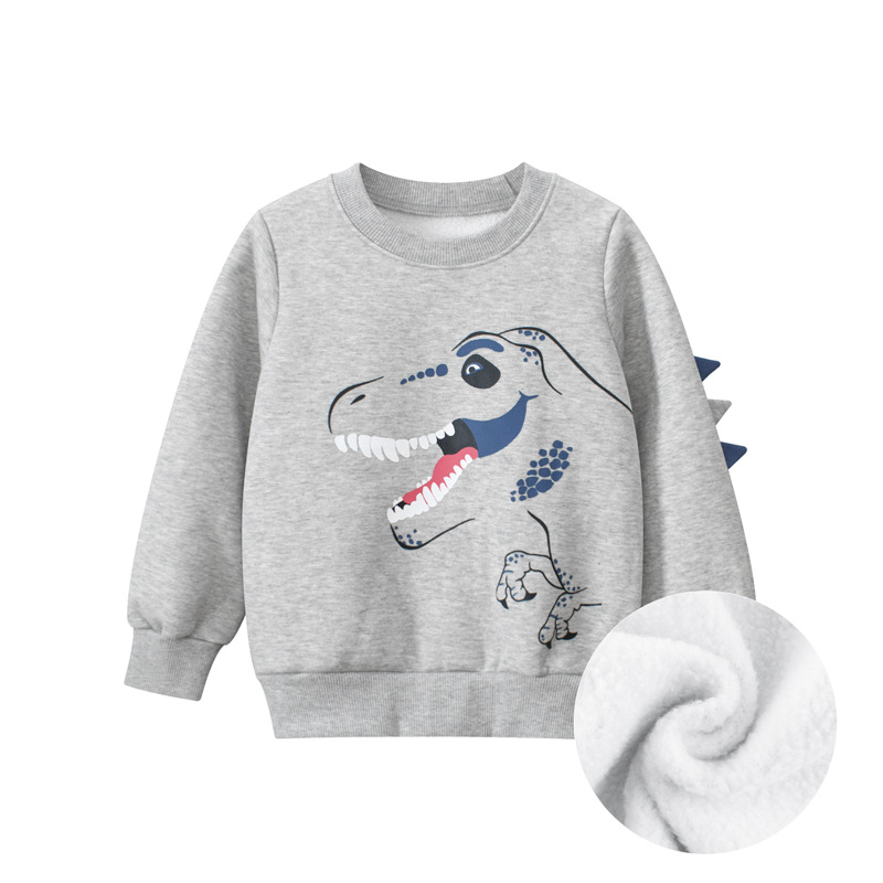 27 niños transfronterizos ropa para niños suministro en vivo Otoño e Invierno tejido suéter para niños dinosaurio bebé ropa sanitaria para niños al por mayor