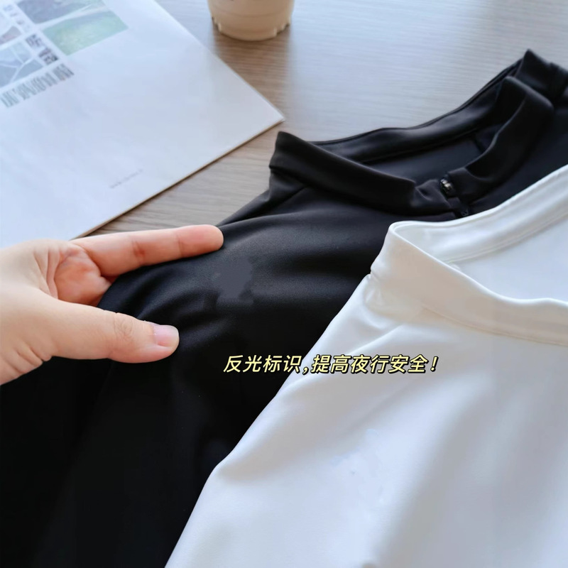 032102    箭头 秋季新品半拉链打底衫女外穿运动长袖上衣t恤|undefined
