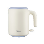 Midea/美的电水壶0.6升迷你304不锈钢内胆MK-SH06X6-103