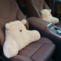 Car back cushion, waist cushion, plush teddy bear waist support seat cushion, office waist support pillow, vehicle backrest cushion
