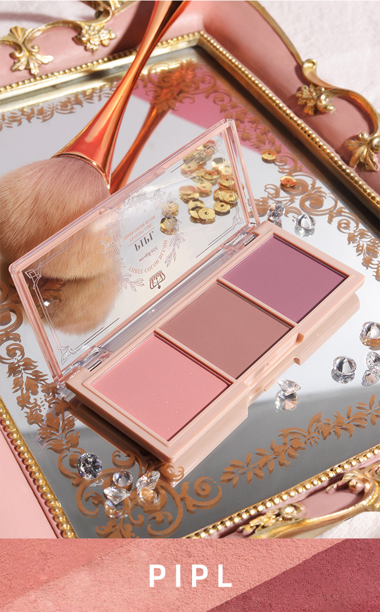 PIPL Blush genuine nude makeup natural matte milk tea Orange long-lasting Blush Affordable student makeup blush set undefined