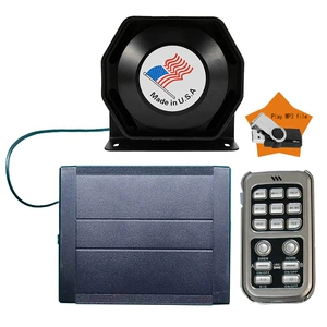Car-mounted alarm MP3 player wireless tweeter siren loudspeaker AS920BK-MP3+ ultra-thin speaker