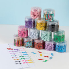 廠家熱銷馬卡龍色回形針創意書籤卡通迴旋針簡約防鏽金屬回形針28