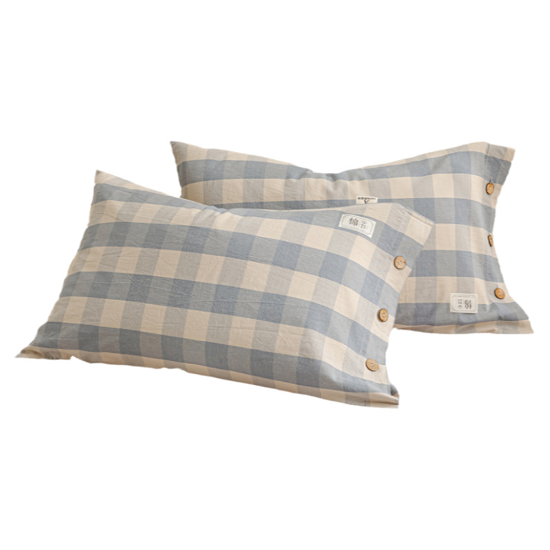 Un par de fundas de almohada de algodón para el hogar, ropa individual de algodón puro para hombres 2024 nueva funda de forro 48*74cm
