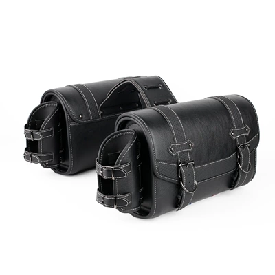 Cross-Border Hot-Selling Universal Retro Modified Waterproof, Sun-Resistant, Scratch-Resistant, Large-Capacity Motorcycle Side Bag for Electric Vehicles and Motorcycles (Motorcycle trunk) - black