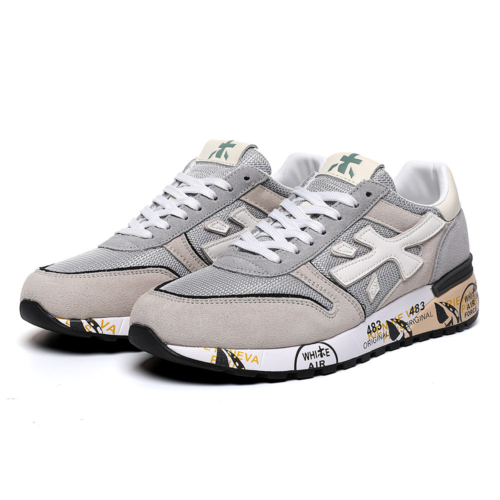 Comercio exterior transfronterizo nuevos zapatos masculinos premium, suela gruesa transpirable, zapatos deportivos casuales de cuero anti-pelú.