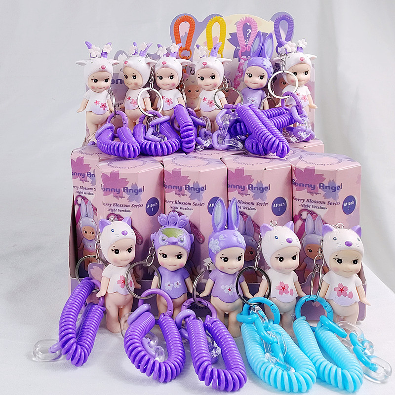 站立夜樱款钥匙链