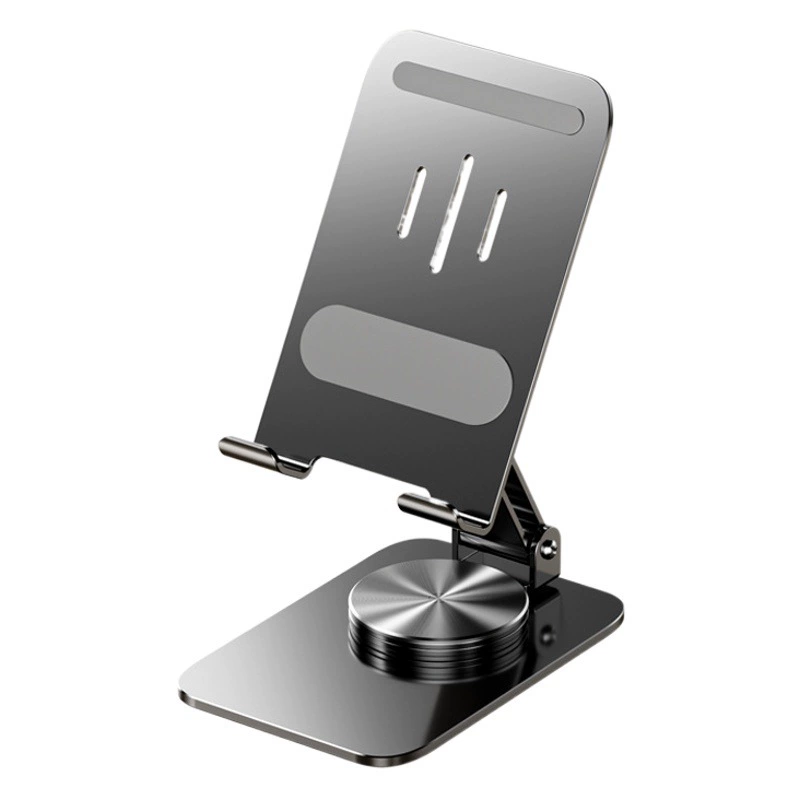 Подставка для мобильного телефона для рабочего стола в прямом эфире оптовая складная металлическая вибратоническая фотосъемка плоская подставка для подарка вращение
