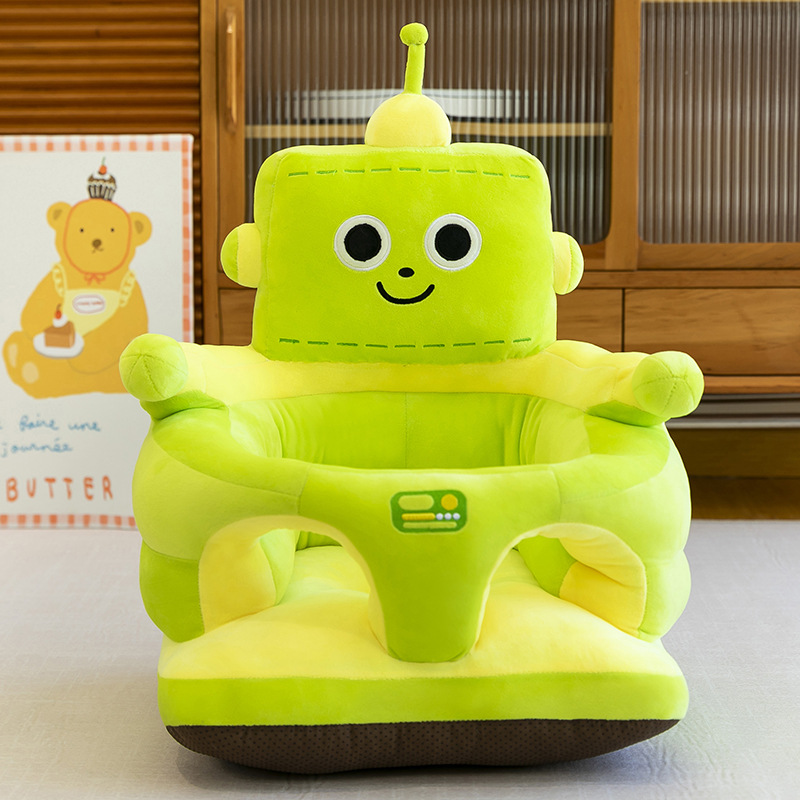 Nuevo asiento para bebés anti-caída creativo robot de dibujos animados para aumentar el sofá de bebé 4 a diciembre asiento de estudio