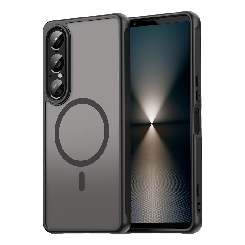 Suitable for Xperia1Vii Protective Case Sony 10Vii Mobile Phone Case 1Viii Skin-Feel Magnetic Pc+Tpu Matte Finish