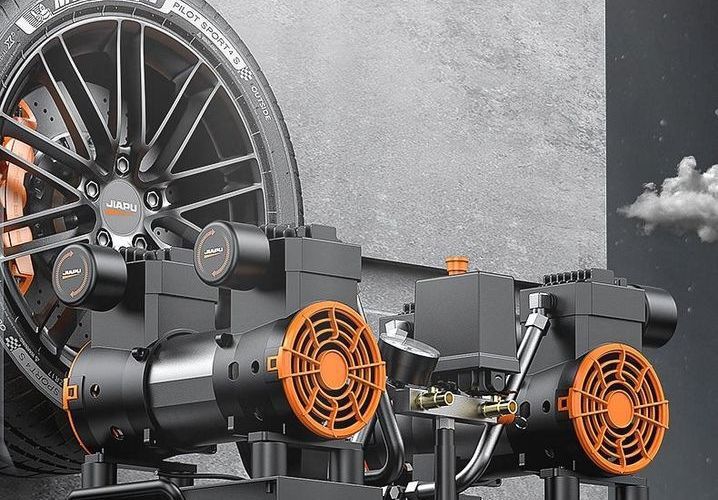 Small 220v air compressor, oil-free, silent, high-pressure air pump for woodworking and painting, wholesale