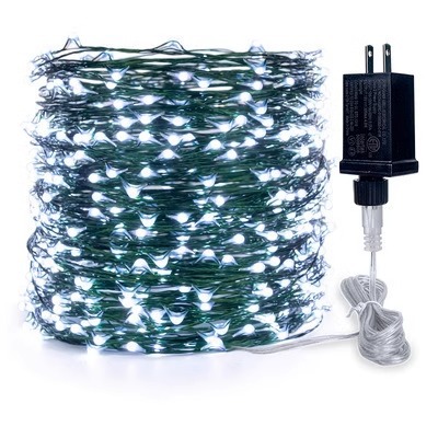 Lámpara de árbol de Navidad Lámpara de alambre verde Lámpara de cobre Lámpara de color estrella Lámpara de cadena Lámpara de cadena Lámpara de árbol verde Lámpara decorativa de Navidad Cinturón de luz de Navidad