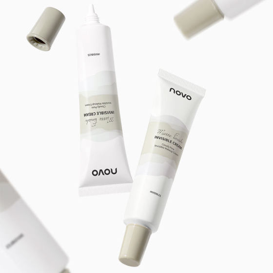Novo Cloud Pore Invisible Makeup Front Cream Oil Control Natural Delicate Light and Easy to Handle Student Party Parity Makeup