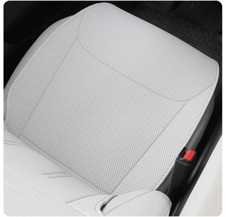 Xpeng G6 Special Car Seat Cover, Universal for All Seasons, Full Surround Seat Cushion, Perforated Leather, Breathable Interior Modification Seat Cover