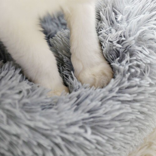 Warm plush dog pet nest in winter round plush cat nest supply Internet celebrity autumn and winter cat nest and dog nest
